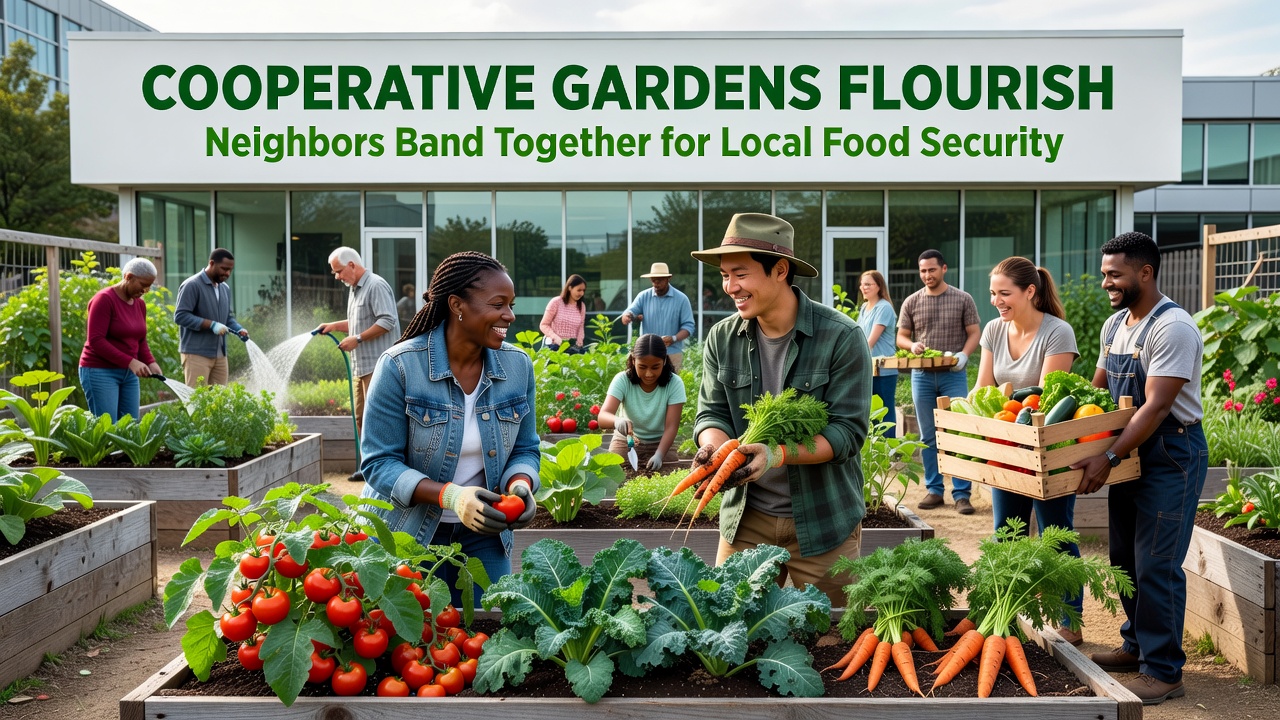 Cooperative Gardens Flourish as Neighbors Band Together for Local Food Security